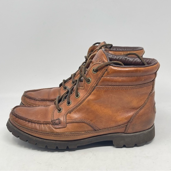 Rocky 3358 Gore-Tex Boots Mens 8 M Brown Leather Hiking Chukka Ankle Vibram main image 10